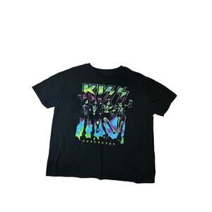 KISS Destroyer Graphic Band T-Shirt Black Concert Tee Men’s Large